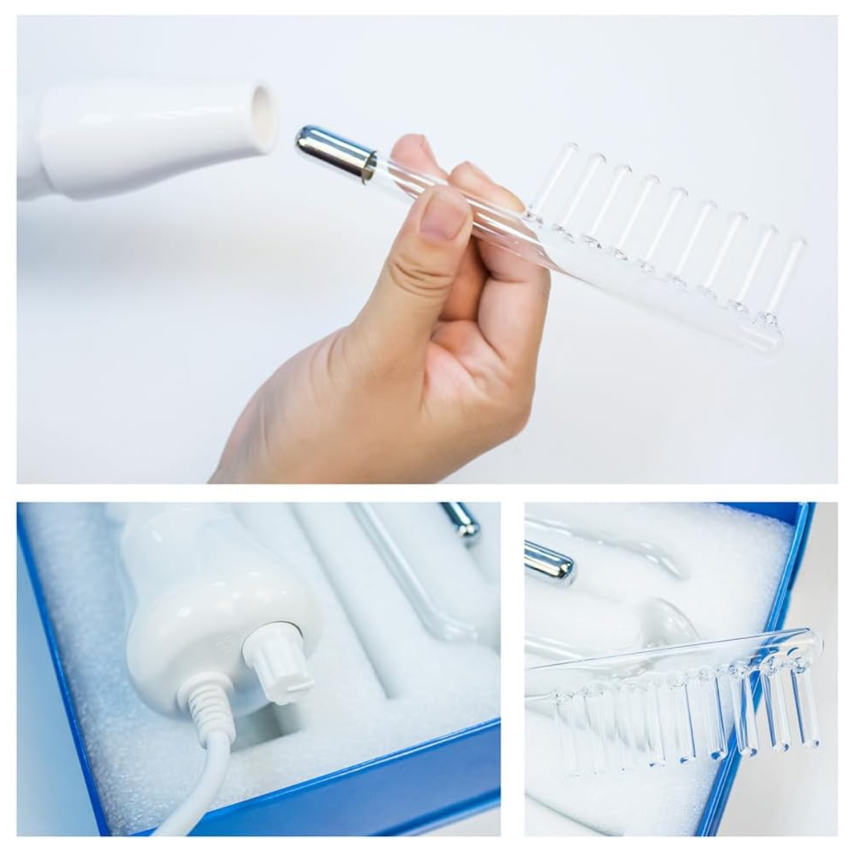 Miniatura 2 de Alta Frecuencia Facial 4 Electrodos